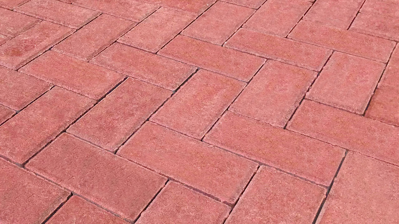 French Construction Paver Red 12x18 100lb/271g 100/pkg
